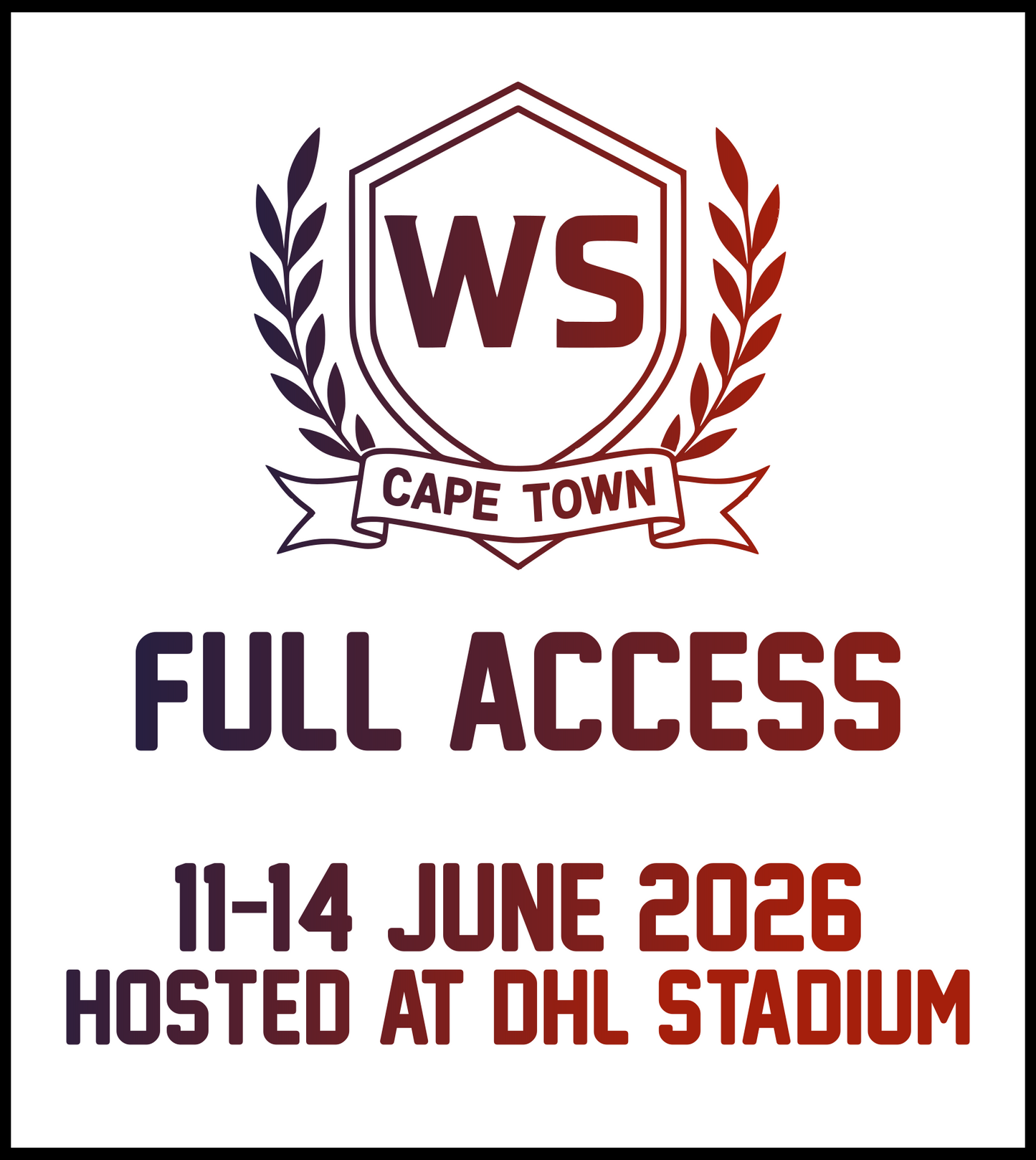 Full Access Pass (11–14 June 2026)
