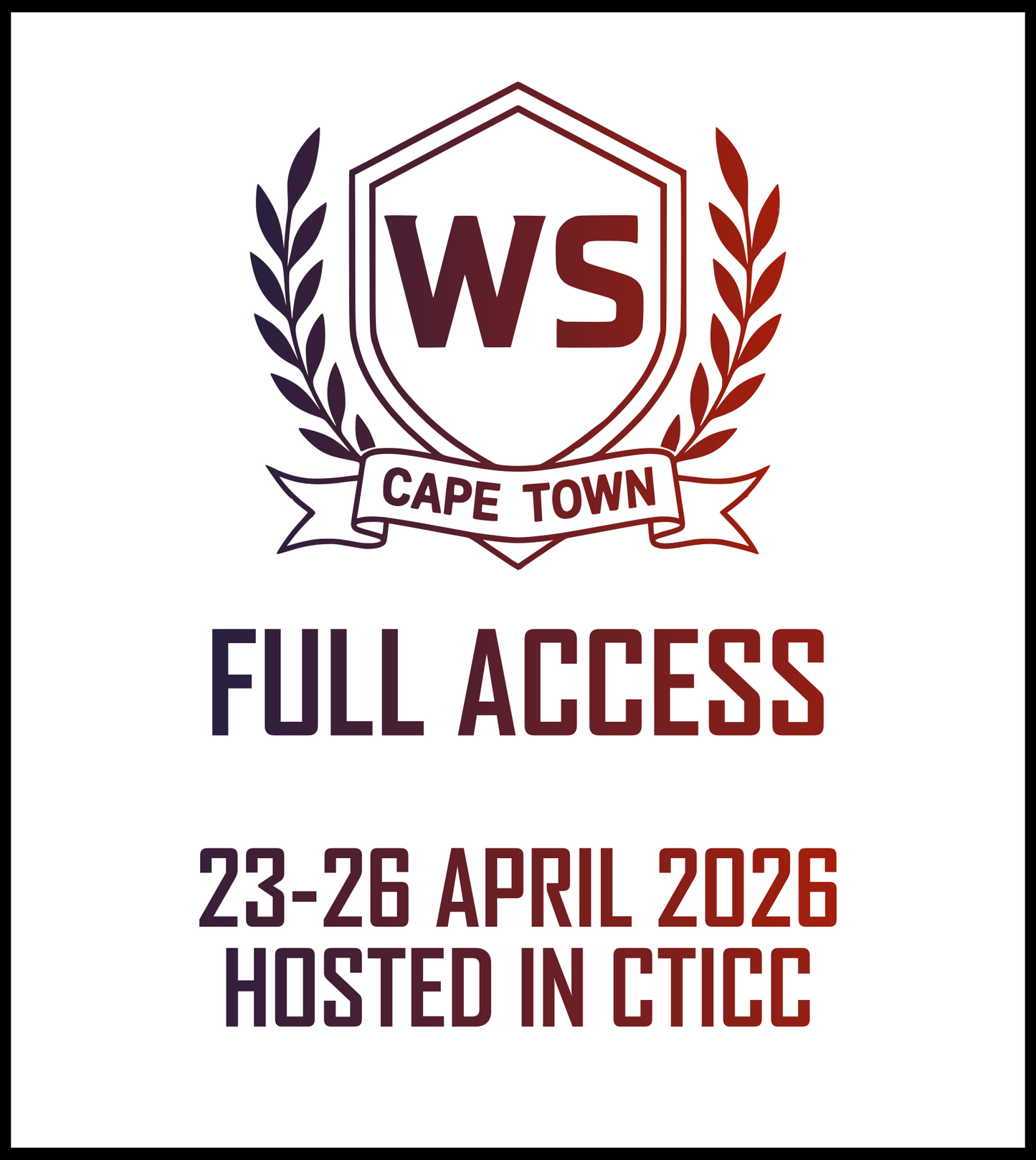 Full Access Pass (23–26 April 2026)